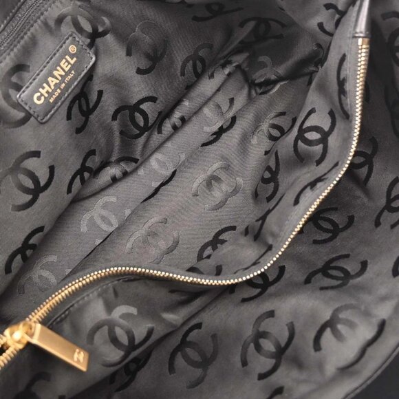 Chanel Navy Straw Tote Handbag 144693 - Picture 6 of 10